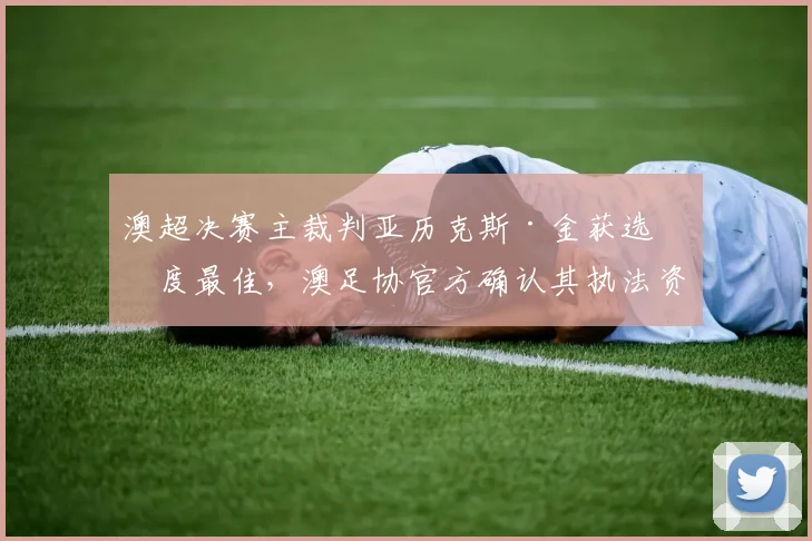 澳超决赛主裁判亚历克斯·金获选年度最佳,澳足协官方确认其执法资格